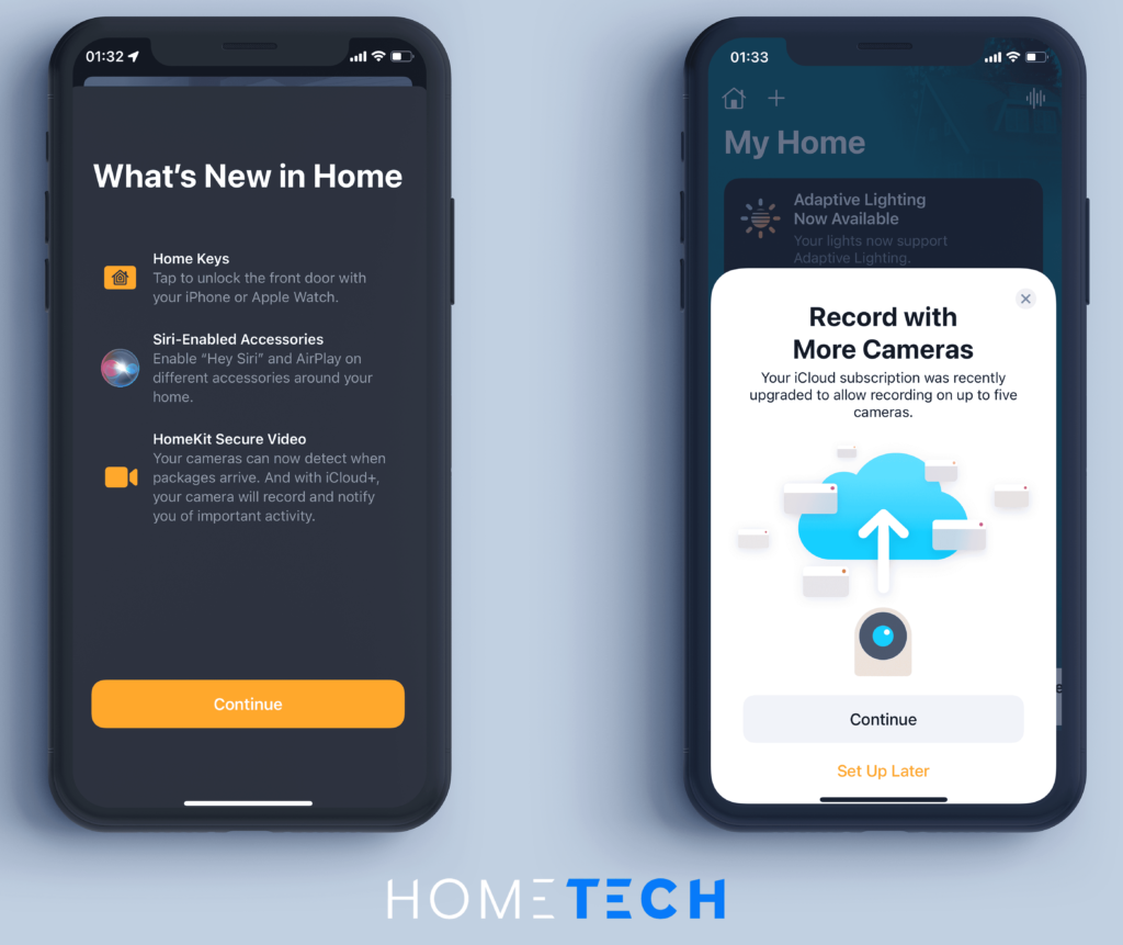 Home app after upgrading to iOS 15