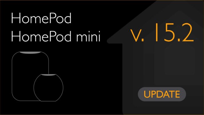 HomePod and HomePod mini Software update v.15.2 cover image