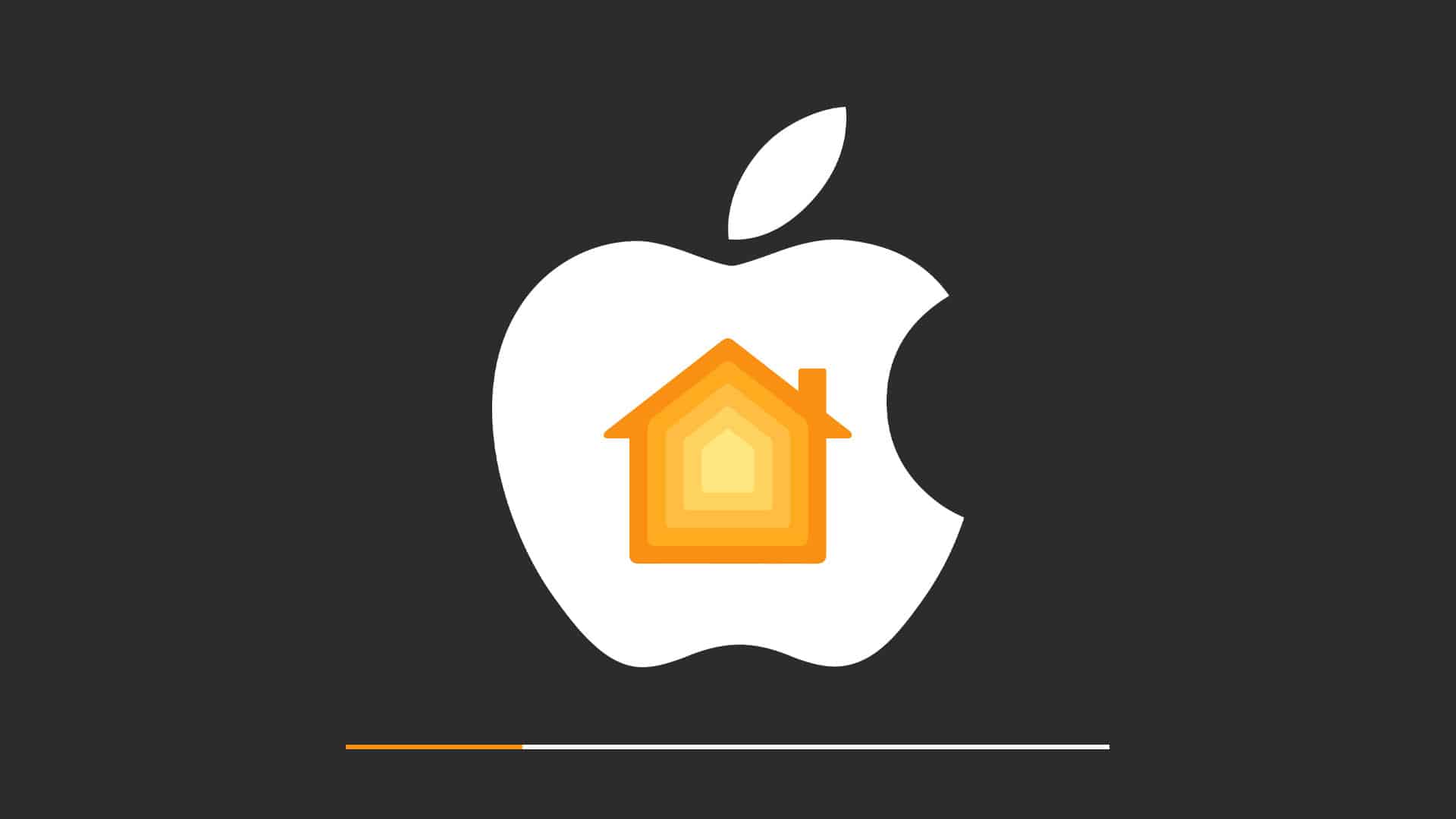 Apple Logo with HomeKit upgrade logo