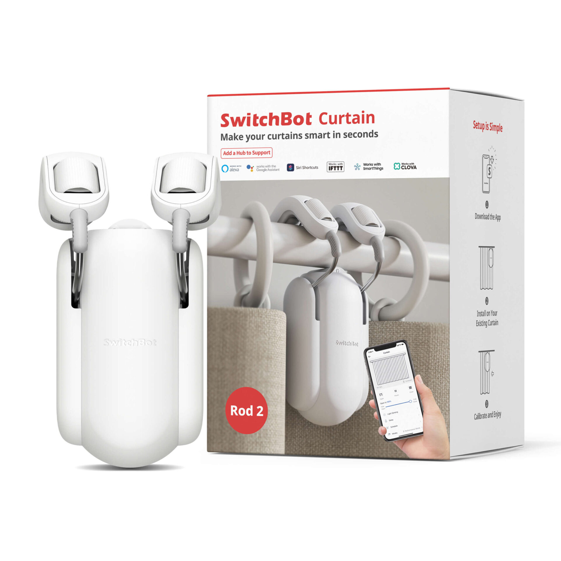 SwitchBot Curtain Rod 2 In-depth review: Make your curtains smart -  HomeTech blog